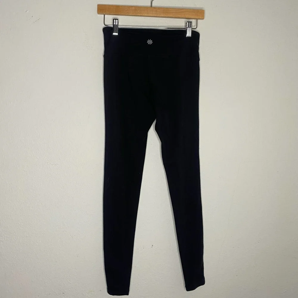 Athleta Chataranga Leggings Black XS Cropped Leggings - Picture 5 of 5